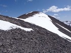 Nearing the summit of Gloved Peak.