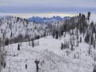 Zoomed in view of the Sawtooths taken from near Pt 8625'.