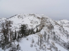 The ridge leading from Pt 8625' to North Goat Peak.