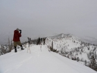 Erik taking photos from the summit.