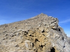 Looking up at the false summit, CC is on the left.