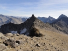 Florians Nudl, with the big Pioneer peaks in the background.