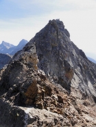 Looking back at the lower south summit of Goat Mountain.