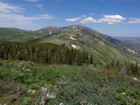 Cache and Independence above Stines Peak.