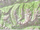 Map of our route, just under 14 miles and 4300' elevation gain round trip. We went counter clockwise.