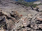 Final section on the Alta Peak summit block.