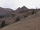 Final look back at Grand Finale Peak from the north.