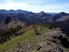 Boulder Mountains from the summit of Grand Prize Peak.