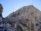 West face of Grand Teton from just below the upper saddle.