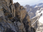 Looking down on Wall Street, from just below the upper saddle.