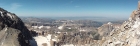 Panoramic view to the west of Table Mountain, from just above The Needle.