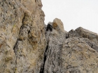 Climber in the Owen Chimney.