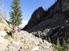 Garnet Canyon during the hike out.