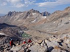 Mount Villard and Glacier Peak from low on the southwest face of Granite.