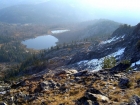 Twin Lakes to the northeast of the east summit.