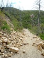 The road has been closed to motorized traffic for several years.