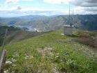 Communication building near the summit.