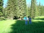 Posers at the campsite.