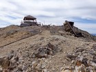 Lookout and outhouse on the summit of Mount Greylock.