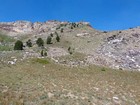 Gentler terrain on the south facing slopes.