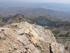 Smith Lake and Angel Lake from the summit.