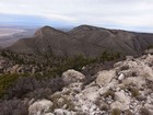 Bartlett Peak and Bush Mountain from Shumard Peak.