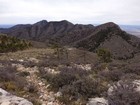 View back at the Guadalupe traverse from Bush Mountain.