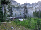 Our campsite at Hard Butte Lake.