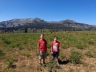 Last view of Hard Butte during the hike out.