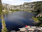 Hard Creek Lake from the west.