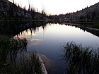 Night scene at Hard Creek Lake.