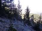 Making our way up the north slopes of Hayden Peak.