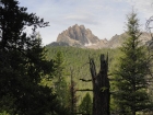 Early view of Mount Heyburn from the Bench Lakes trail.