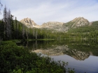 Heyburn as seen from the lowest Bench Lake.