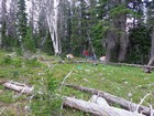 Our camp at the upper lake.