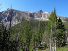 View of the north ramp up Hollowtop Mountain.