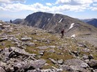 Descending from Hollowtop en route to Mount Jefferson.