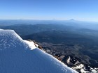 St Helens, Rainier, and Adams from the summit of Mount Hood.