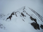 John at the beginning of the exposed portion of the ridge.