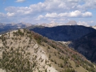 A view into the White Clouds, including Castle Peak, from the summit of Horton Peak.