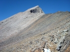 Hyndman's southeast ridge from the saddle.