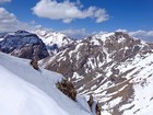 Looking north into the Lost River Range. USGS Peak and Wet Peak.