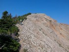 Nearing the summit of Mount Jefferson.