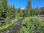 Hiking next to Jordan Creek.