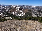 Descending southeast from The General, Tango Peaks in the background.