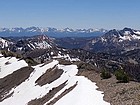 Sawtooths, Red Mountain, and Cabin Creek Peak from Tango View Peak.