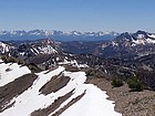 Sawtooths, Red Mountain, and Cabin Creek Peak from Tango View Peak.