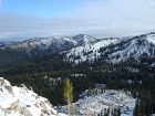 A view of Boulder Mountain from Jughandle Mountain.
