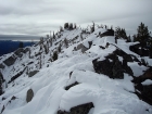 Final stretch to the summit on Jughandle Mountain's northwest ridge.