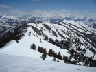 A view of the northeast ridge of Kelly Mountain.